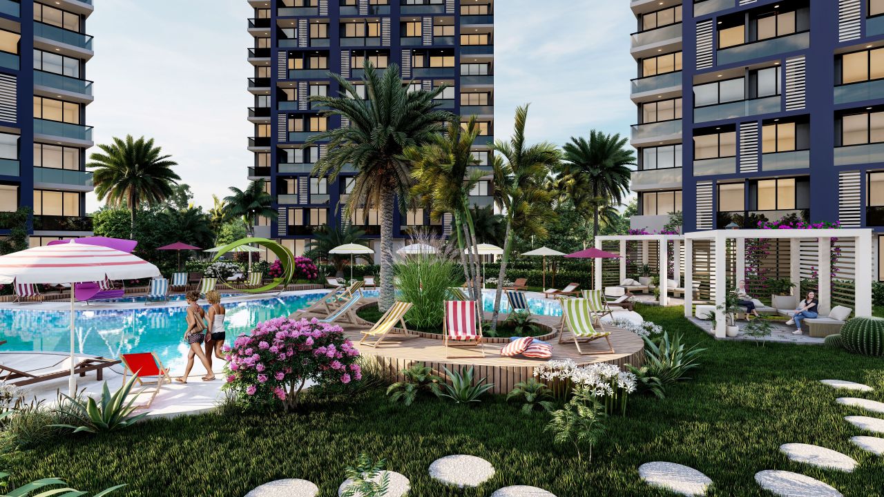 Wohnung in Mersin, Türkei, 56 m² - Foto 7