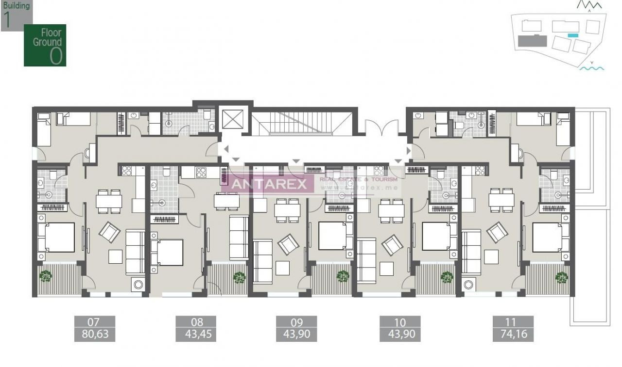 Apartment in Tivat, Montenegro, 25 m² - picture 15