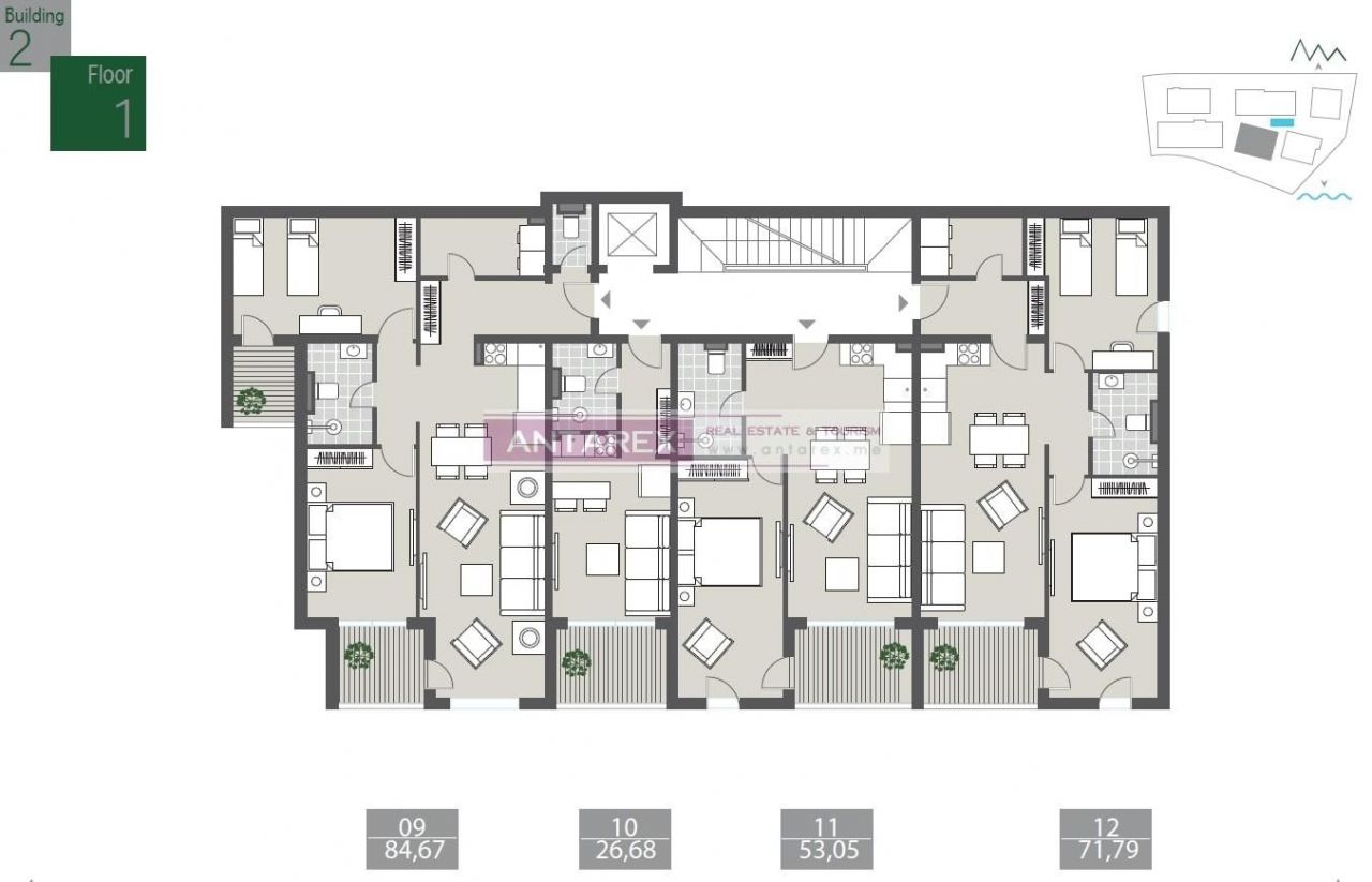 Apartment in Tivat, Montenegro, 25 m² - picture 19