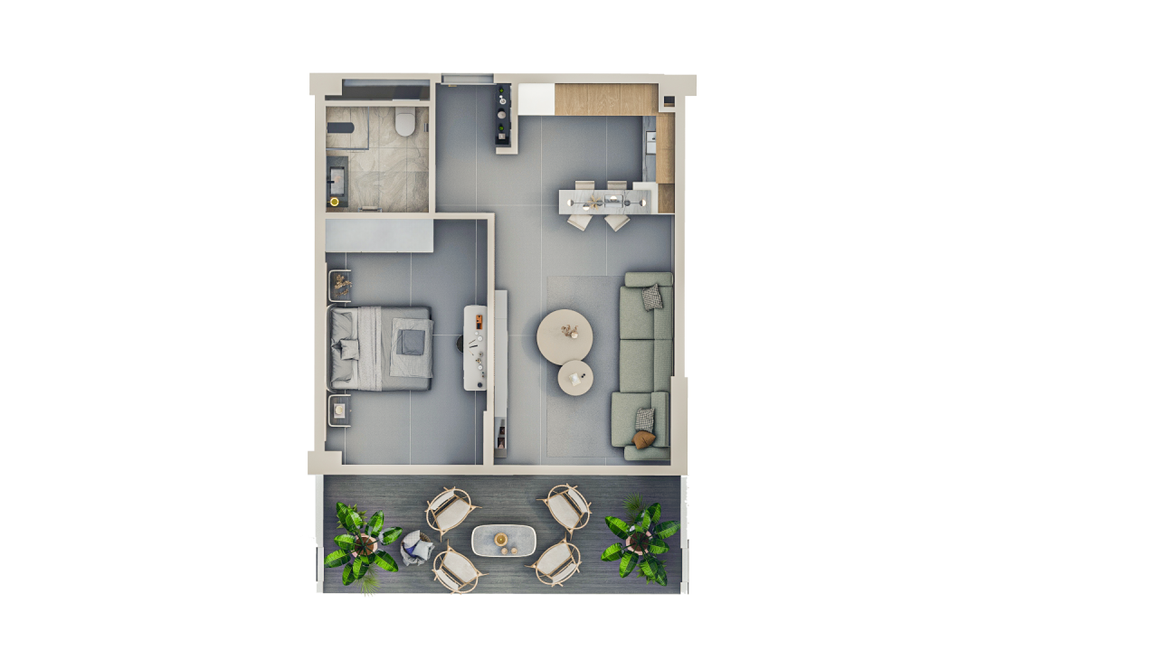 Appartamento a Antalya, Turchia, 52 m² - foto 16