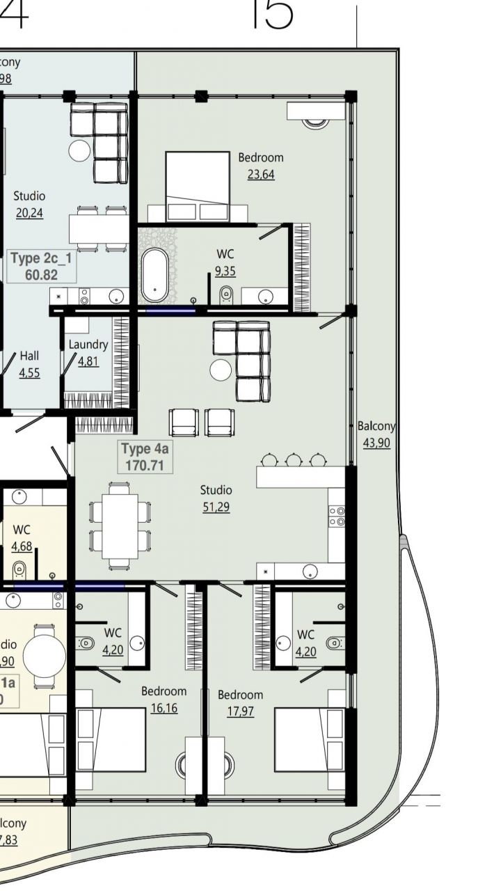 Appartamenti a Phuket, Thailandia, 162.5 m² - foto 12