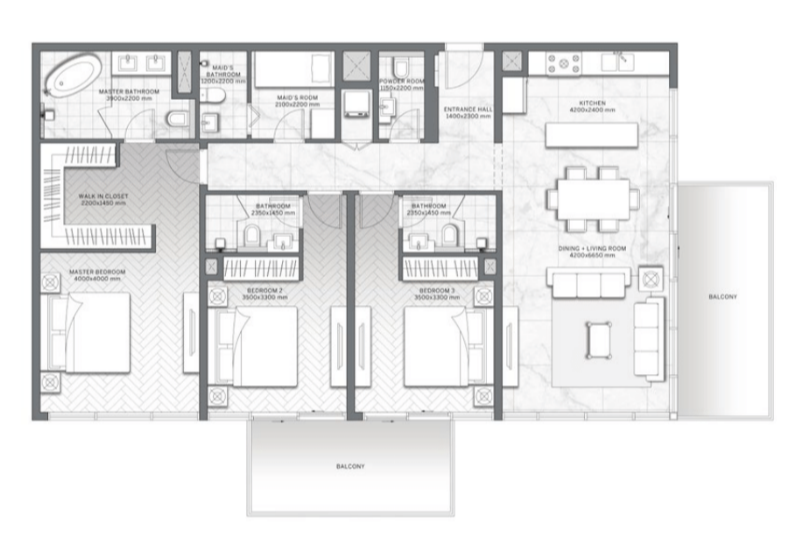 Appartamenti Ketajfan, Qatar, 177 m² - foto 8