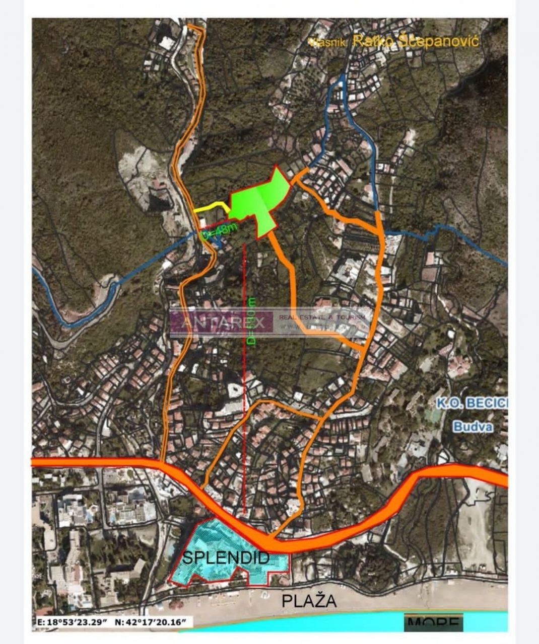 Land in Becici, Montenegro, 2 169 m² - picture 3