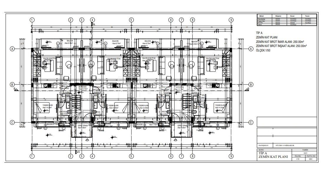 Appartamenti a Gazimağusa, Cipro, 73 m² - foto 8