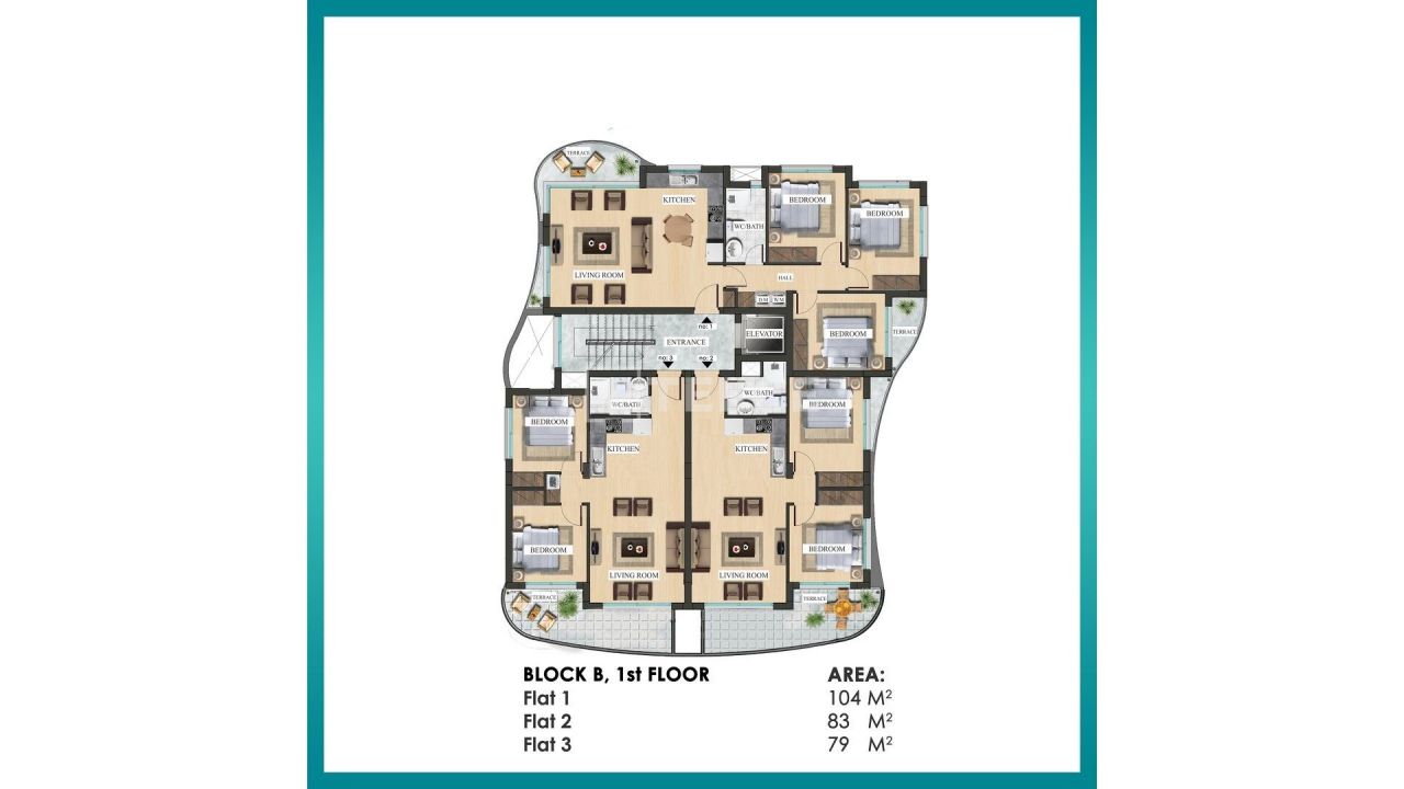 Apartment in Iskele, Cyprus, 75 m² - picture 10