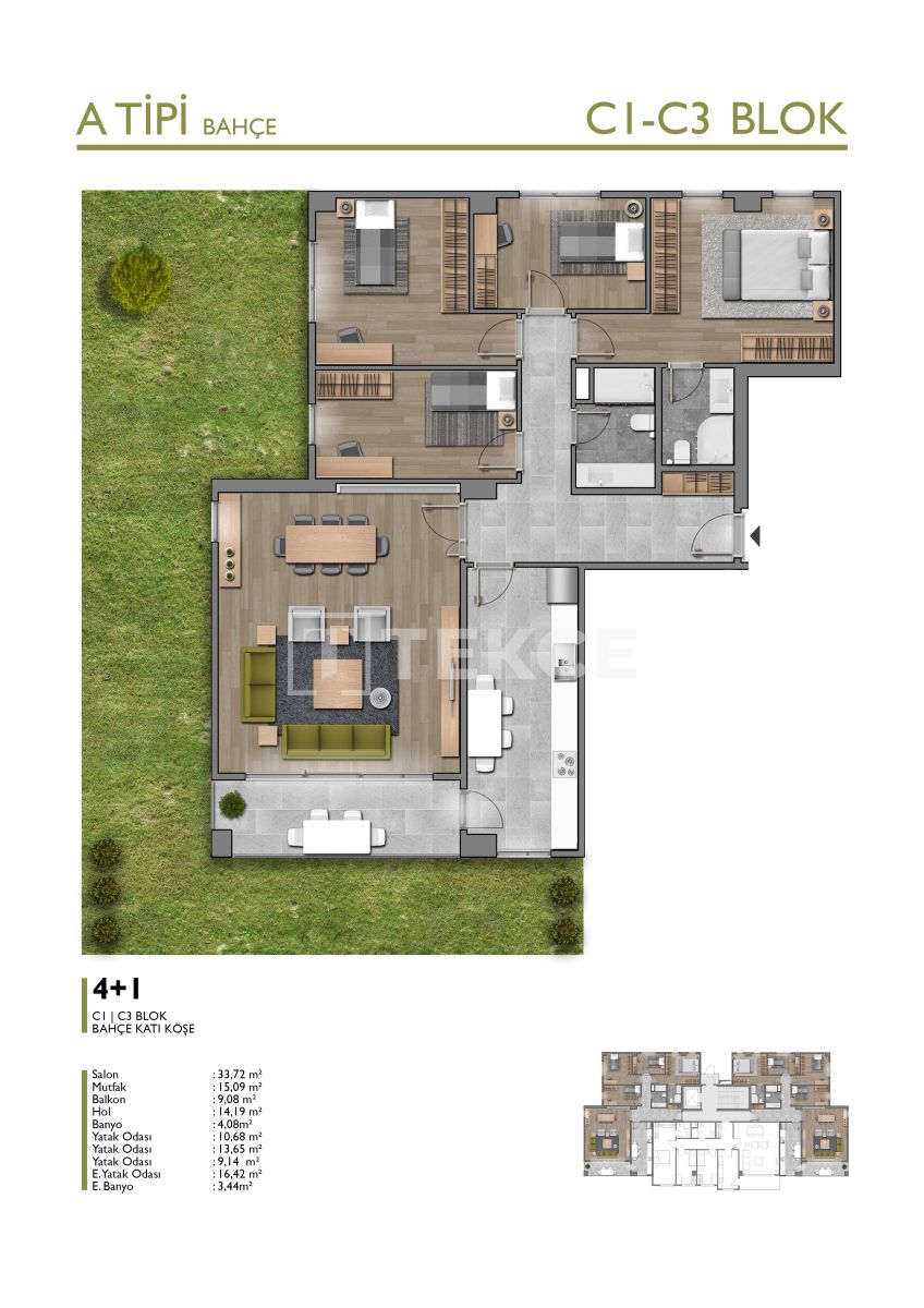 Apartamento en Başakşehir, Turquia, 165 m² - imagen 11