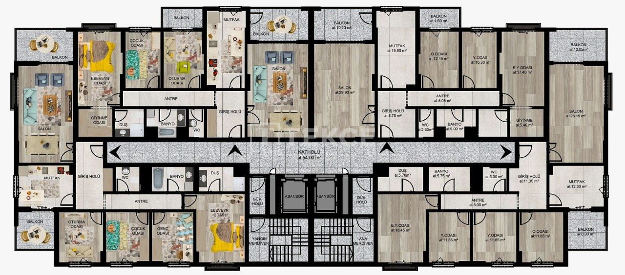 Apartment Yomra, Turkey, 165 m² - picture 12