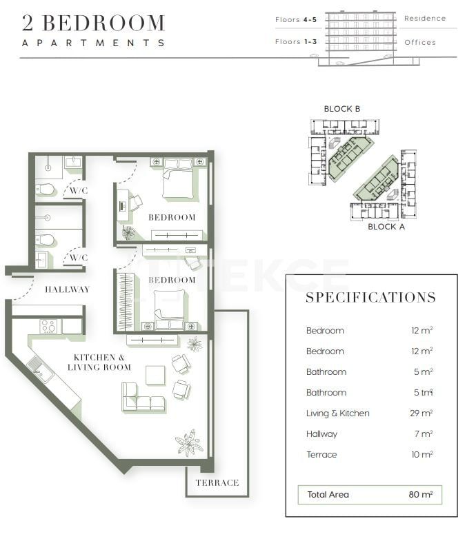 Appartement à Kyrenia, Chypre, 100 m² - image 12