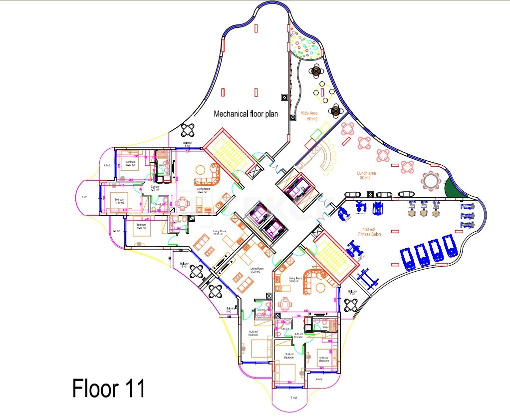 Apartment in İskele, Zypern, 45 m² - Foto 13