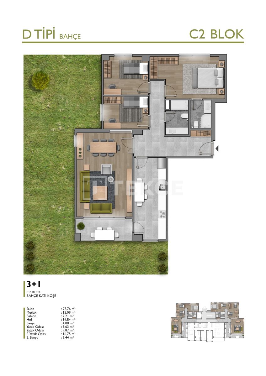 Apartamento en Başakşehir, Turquia, 165 m² - imagen 13