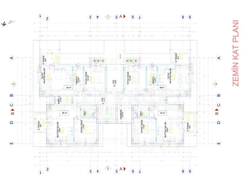 Apartamento en Gazipasa, Turquia, 60 m² - imagen 15