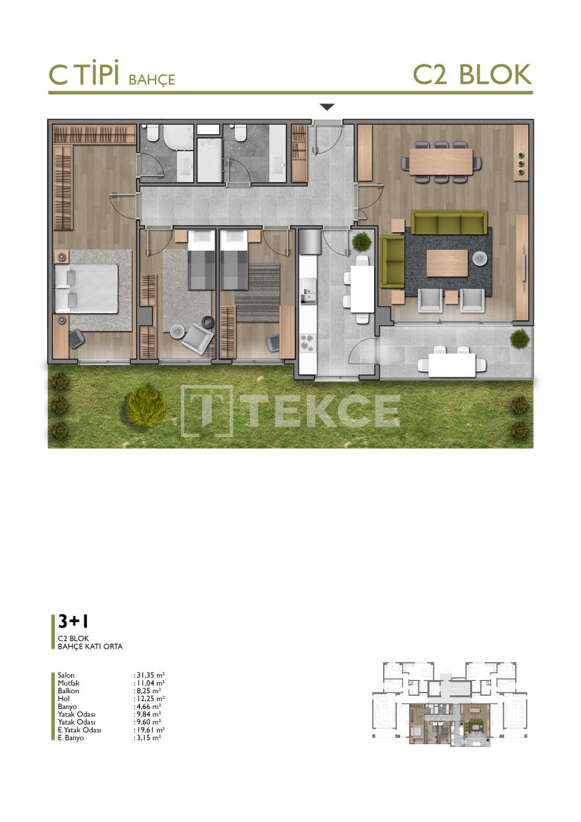 Apartamento en Başakşehir, Turquia, 165 m² - imagen 15