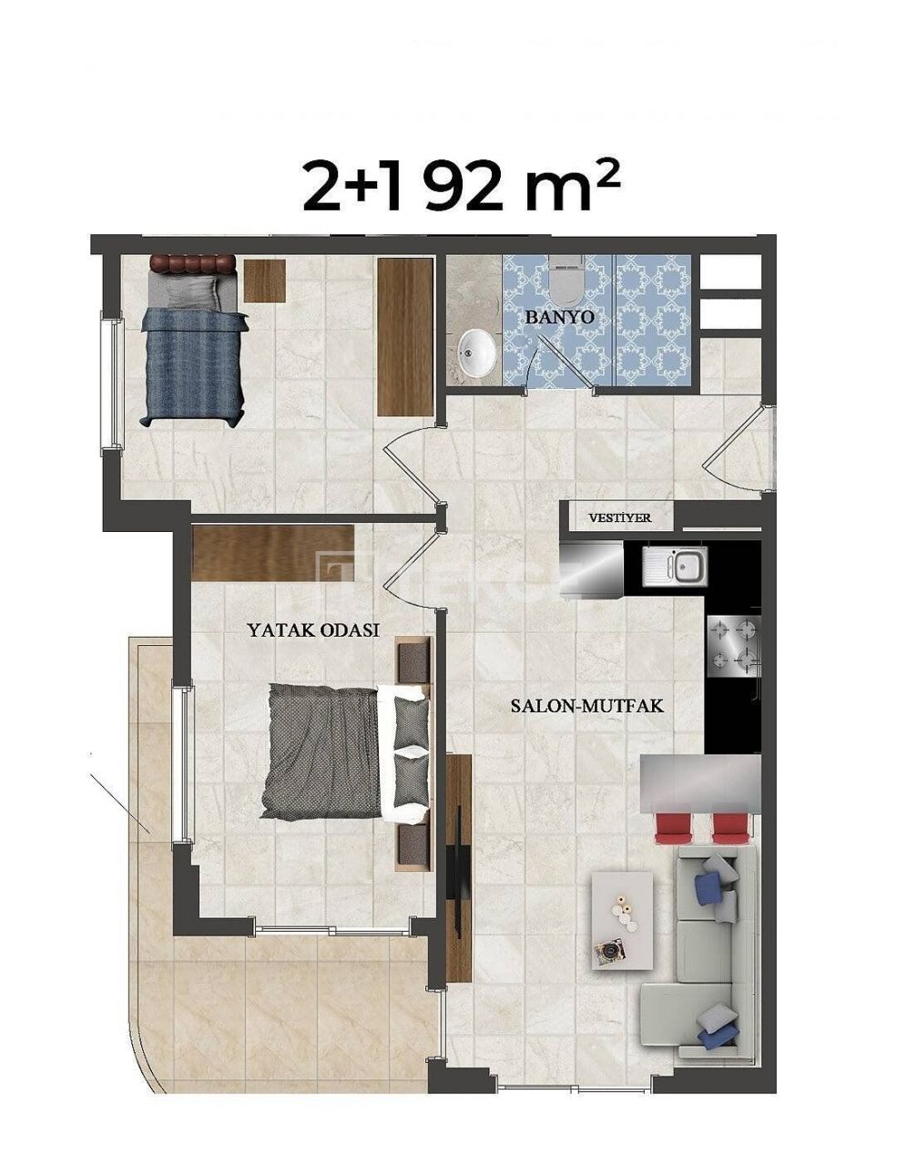 Ático en Alanya, Turquia, 260 m² - imagen 18