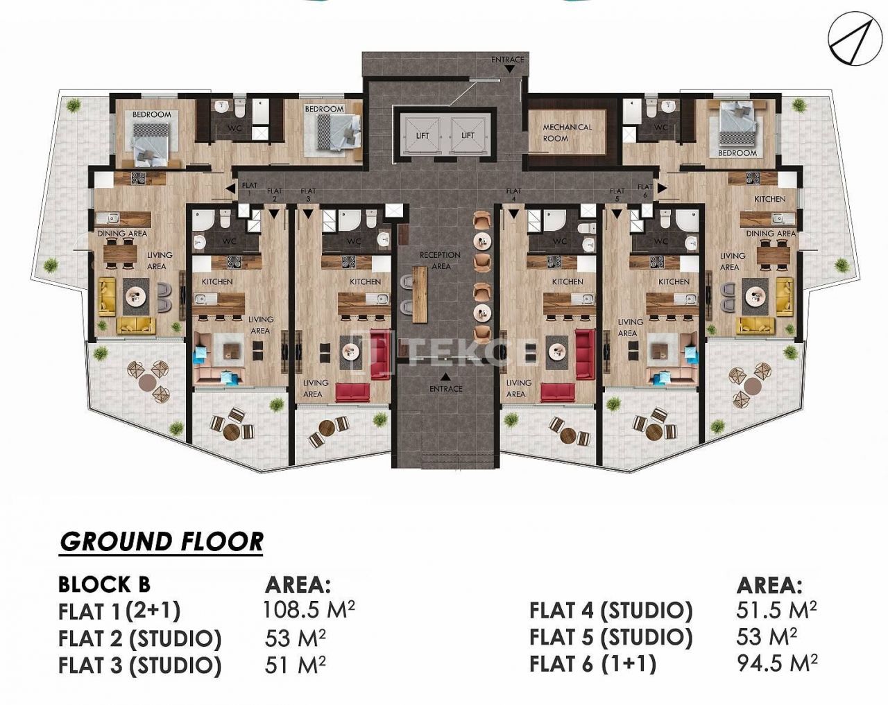 Penthouse à İskele, Chypre, 334 m² - image 18