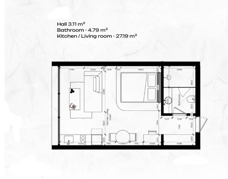 Flat in Bukit, Indonesia, 35 m² - picture 8