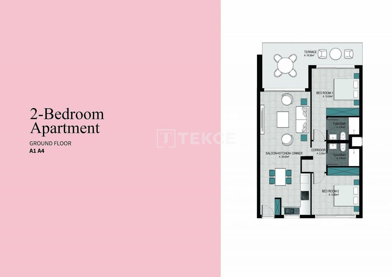 Ático en Kyrenia, Chipre, 73 m² - imagen 11