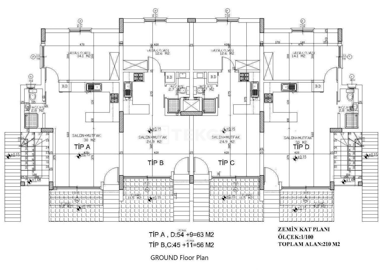 Penthouse in Kyrenia, Zypern, 144 m² - Foto 10