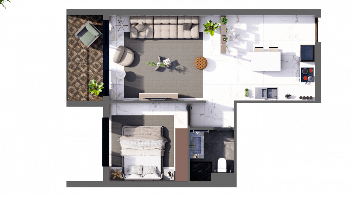 Flat in Famagusta, Cyprus, 35 m² - picture 14