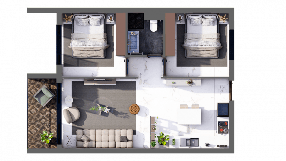 Flat in Famagusta, Cyprus, 35 m² - picture 15