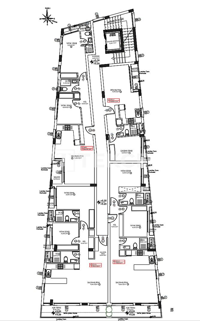 Apartment in Kyrenia, Zypern, 100 m² - Foto 14