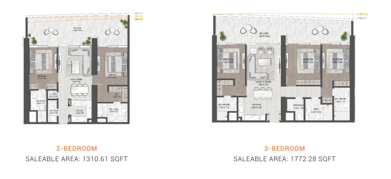 Appartamento a Dubai, EAU, 201 m² - foto 14