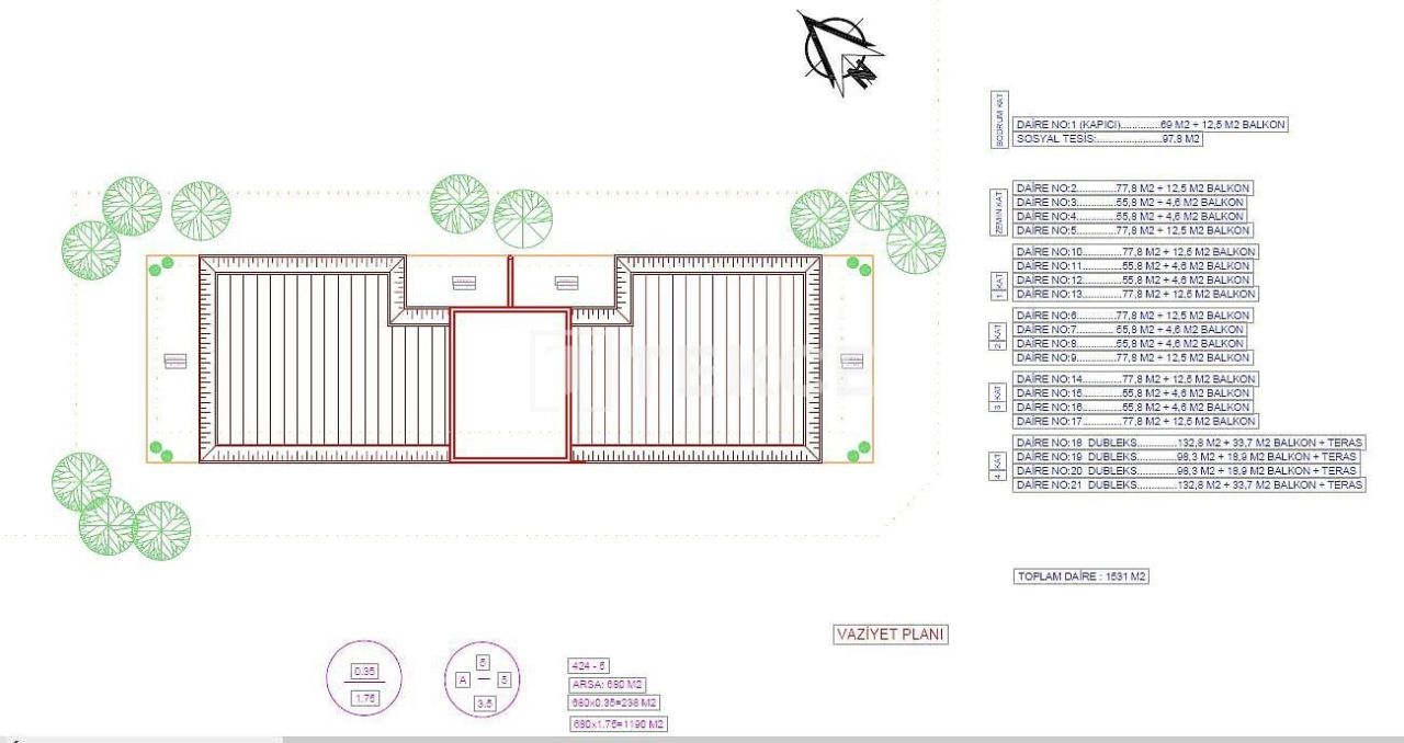 Apartment in Alanya, Türkei, 74 m² - Foto 17
