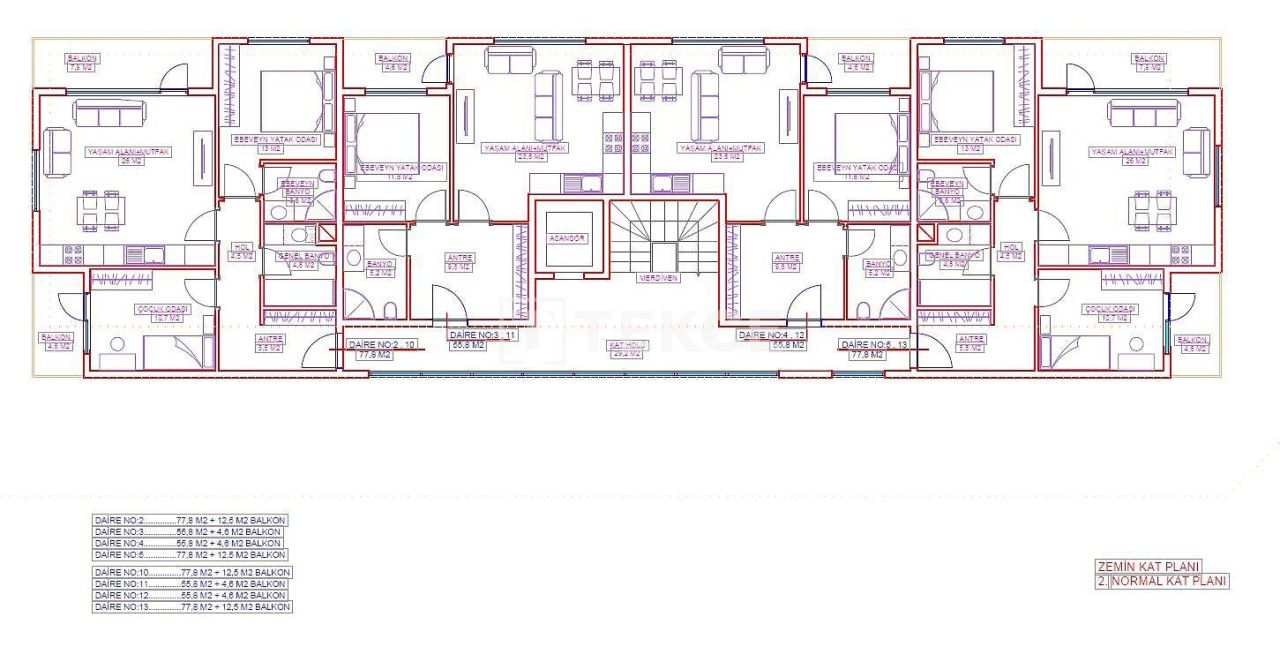 Apartment in Alanya, Türkei, 74 m² - Foto 18