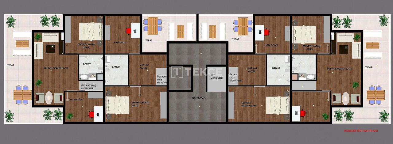 Attico a Alanya, Turchia, 116 m² - foto 19