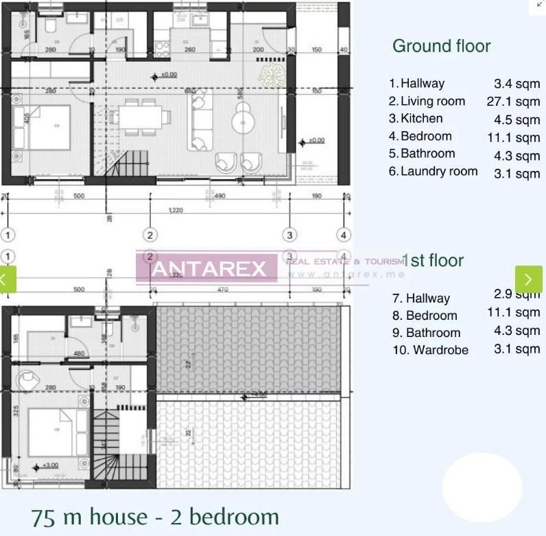 Villa a Kavac, Montenegro, 50 m² - foto 15