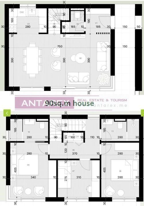 Villa a Kavac, Montenegro, 50 m² - foto 16