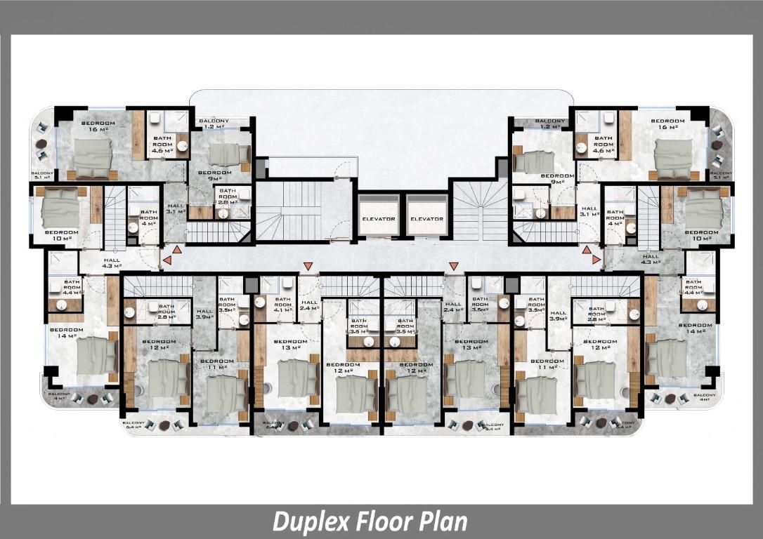 Flat in Gazipasa, Turkey, 50 m² - picture 16