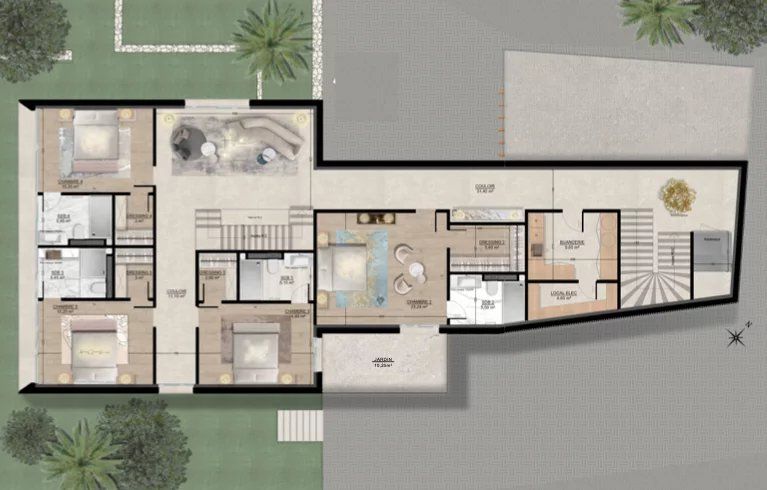 Villa in Le Cannet, Frankreich, 1 228 m² - Foto 6