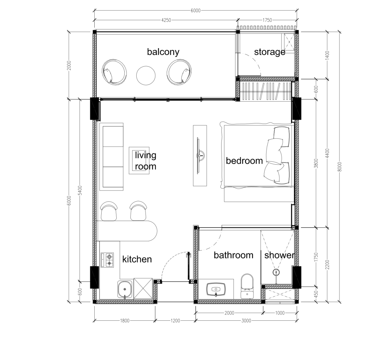 Appartamento a Canggu, Indonesia, 61 m² - foto 12