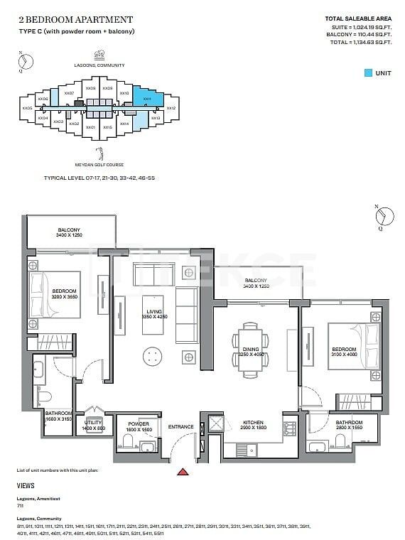 Apartment Meydan, UAE, 72 m² - picture 10