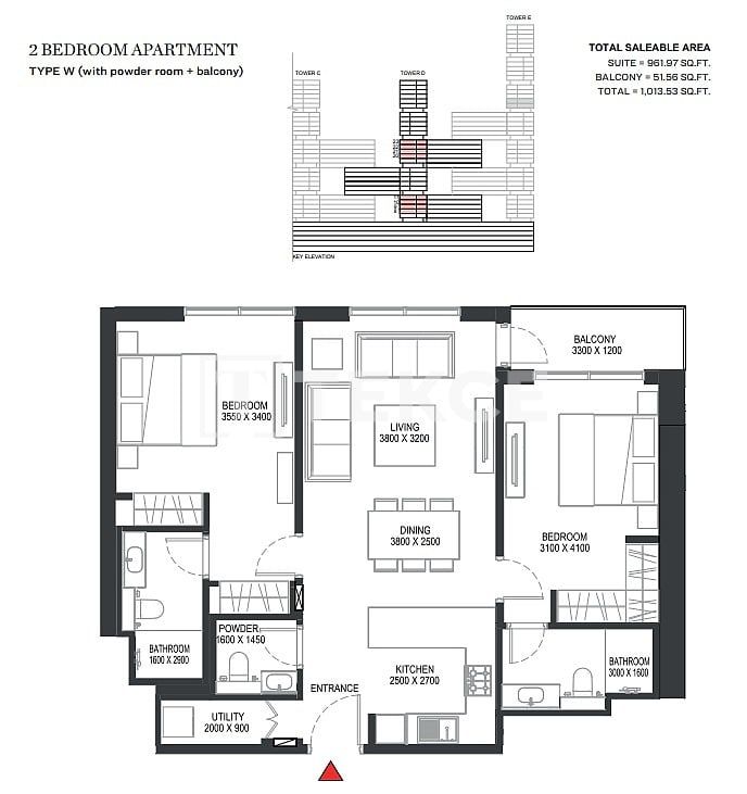 Appartamenti Nad Al Sheba 1, EAU, 66 m² - foto 11
