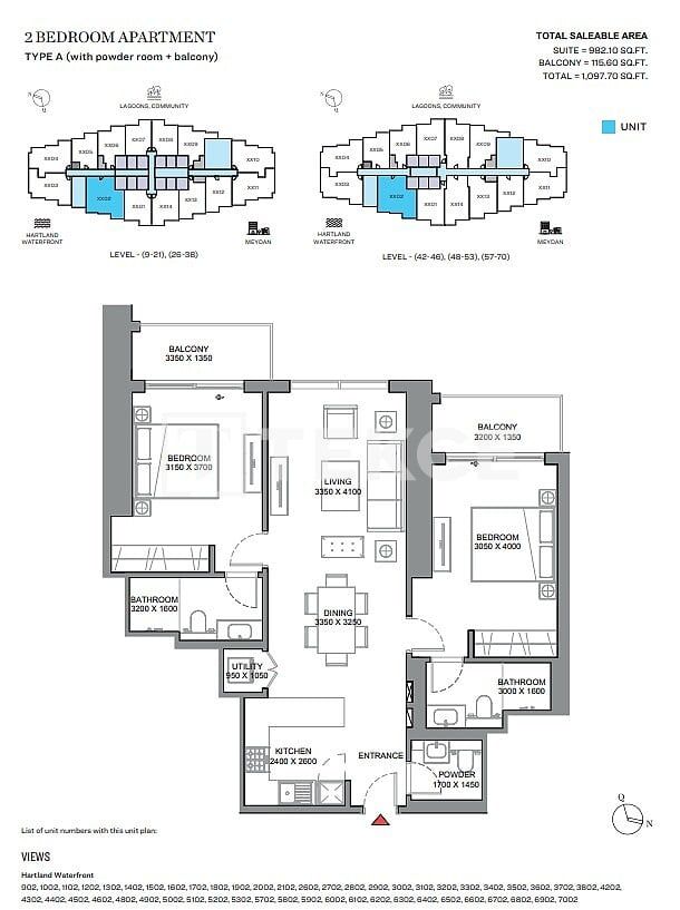 Apartment Meydan, VAE, 84 m² - Foto 13