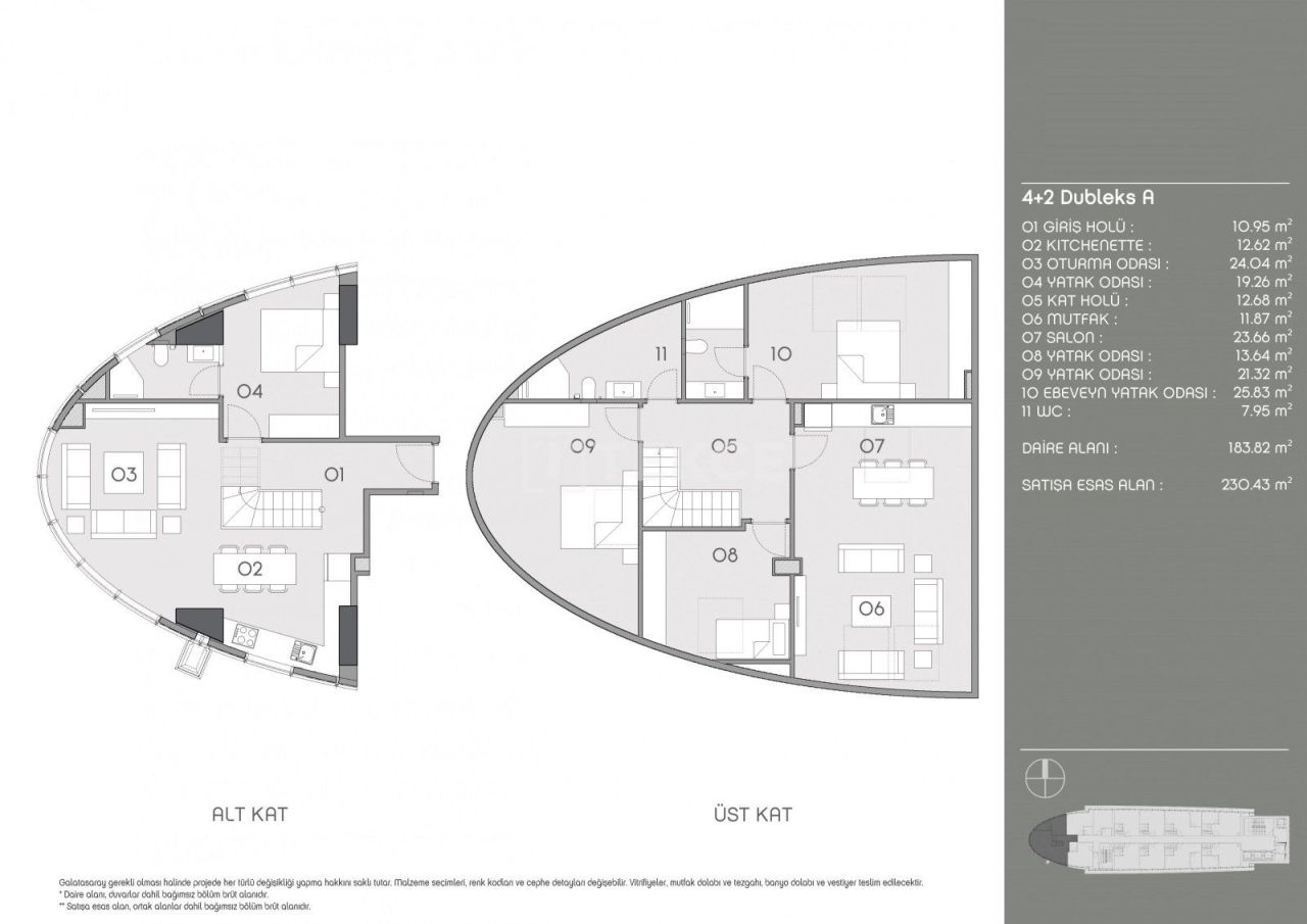Appartement à Istanbul, Turquie, 43 m² - image 14