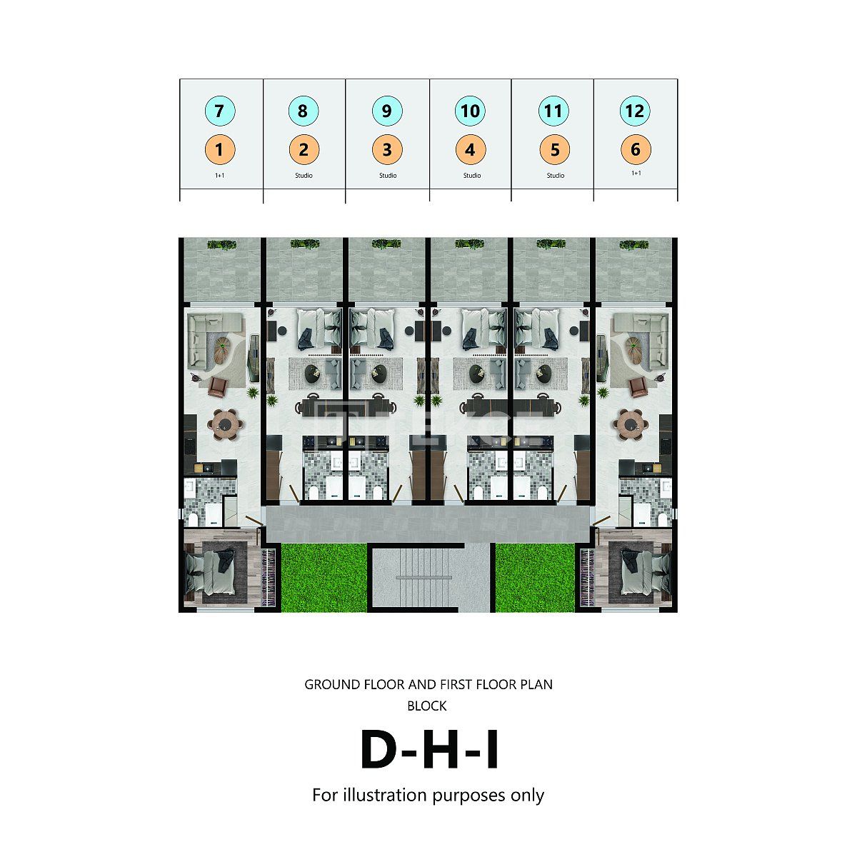 Apartment in Gazimagusa, Cyprus, 62 m² - picture 14