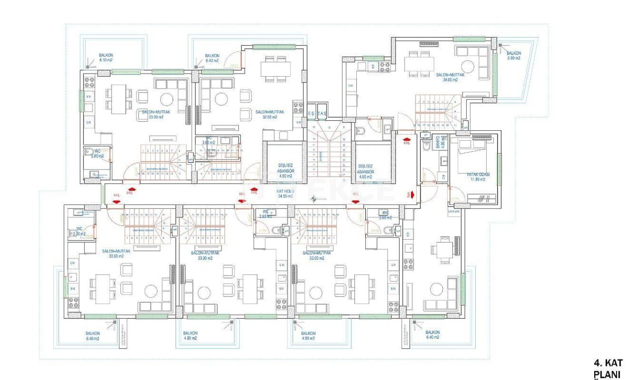 Appartement à Alanya, Turquie, 80 m² - image 14