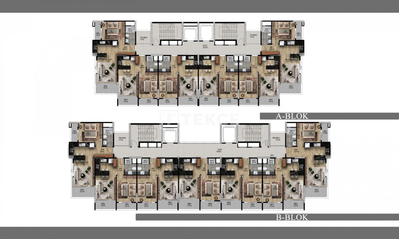 Appartement Erdemli, Turquie, 65 m² - image 16
