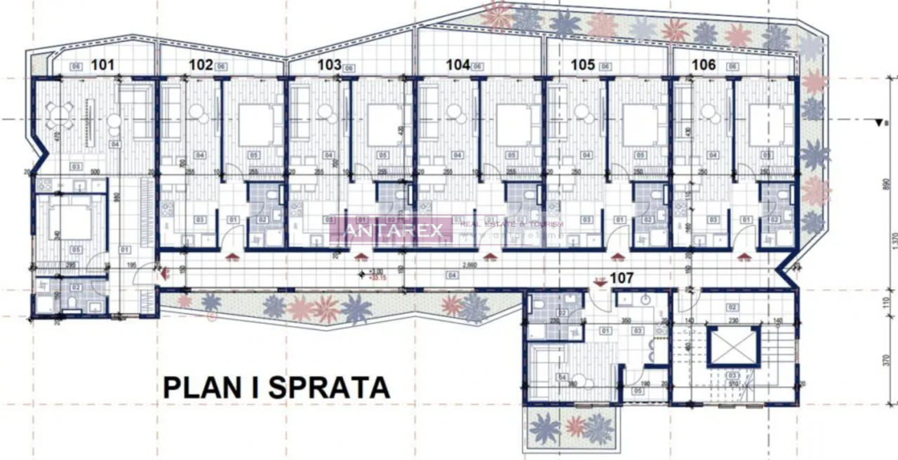 Appartamenti a Rafailovici, Montenegro, 26 m² - foto 6