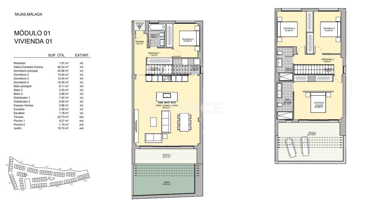 Townhouse a Mijas, Spagna, 169 m² - foto 14