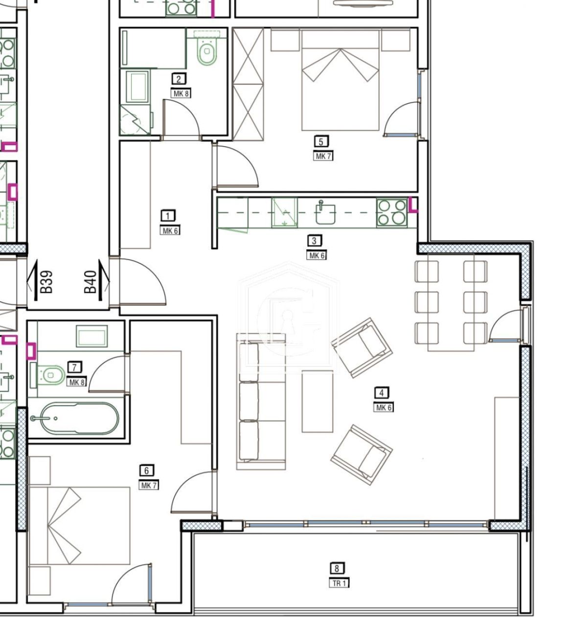 Apartment in Ivanovici, Montenegro, 84.6 m² - picture 13