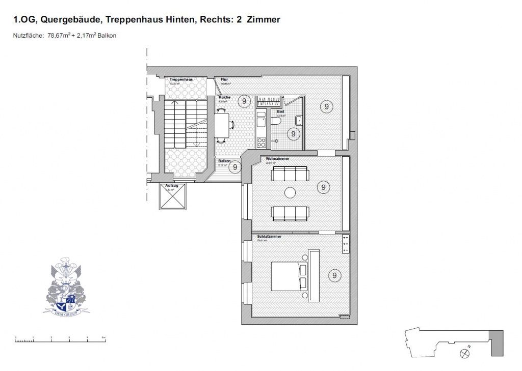 Appartamento a Berlino, Germania, 78 m² - foto 9