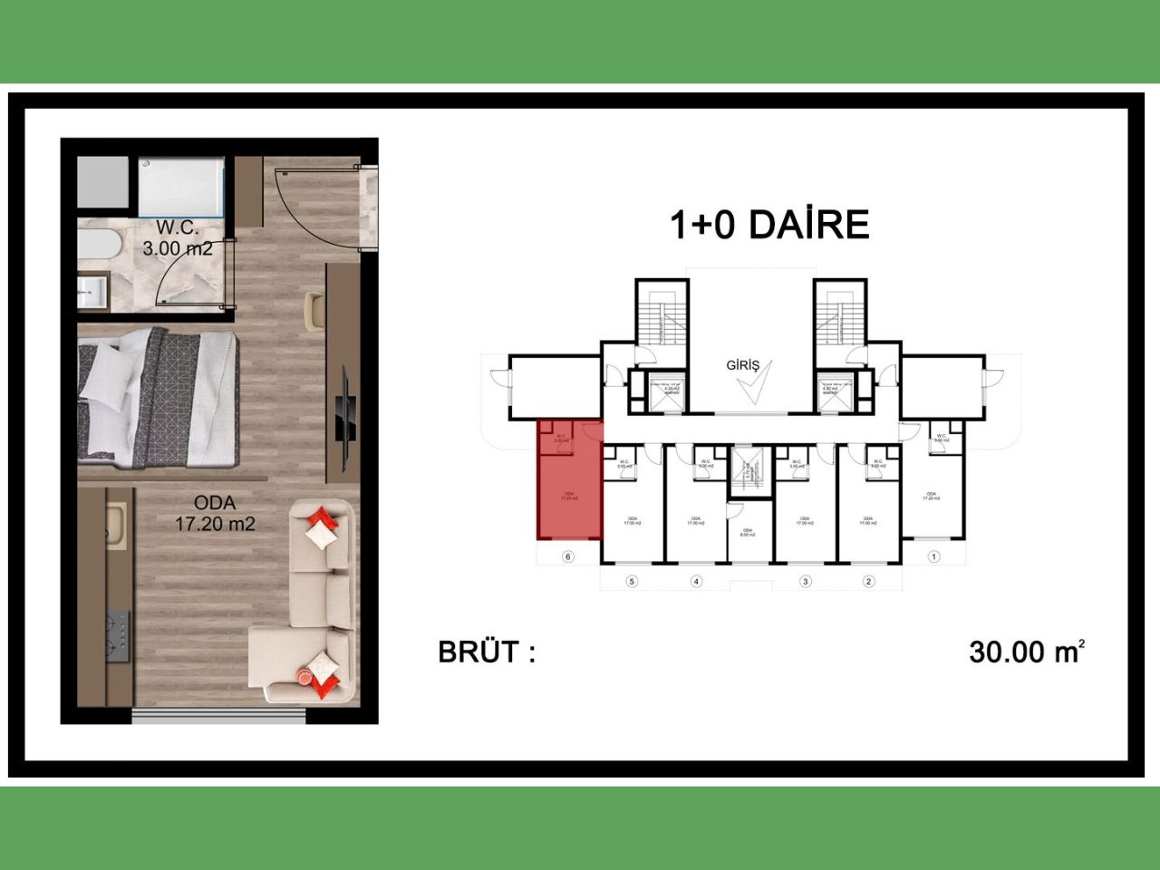 Flat in Mersin, Turkey, 30 m² - picture 14