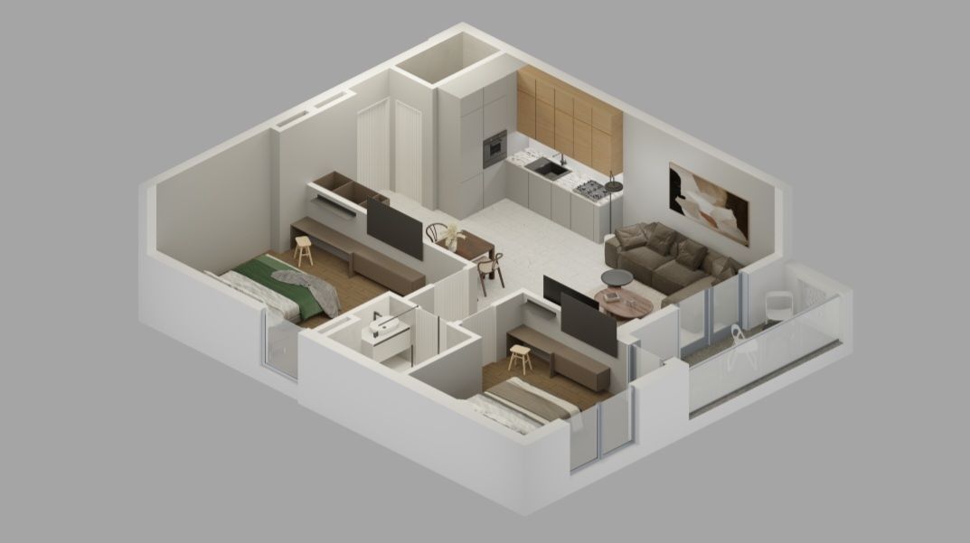 Appartement au Bar, Monténégro, 36 m² - image 6