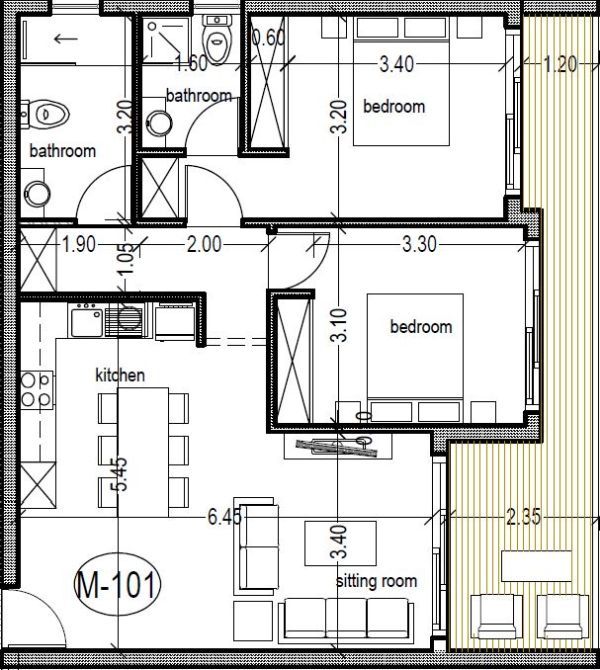 Apartment in Paphos, Cyprus, 75 m² - picture 12