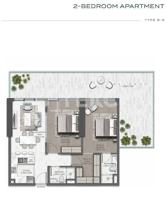 Apartment Damac Hills, VAE, 65 m² - Foto 15