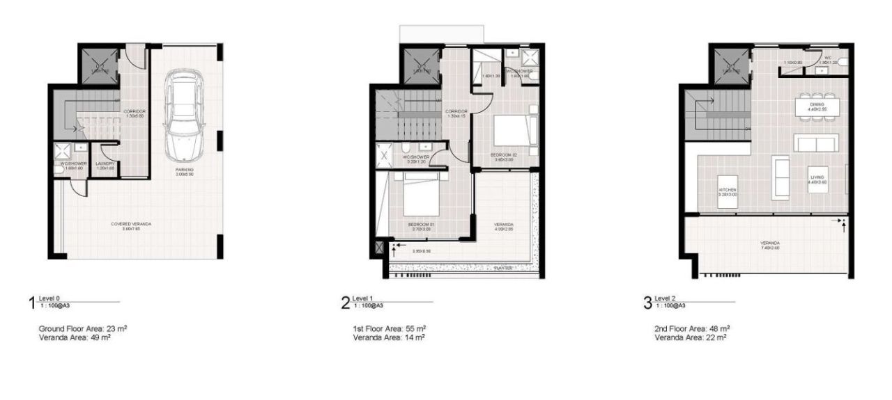 Townhouse a Chlorakas, Cipro, 180 m² - foto 15