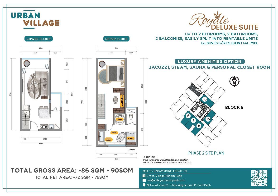 Apartment in Phnom Penh, Cambodia, 49 m² - picture 4